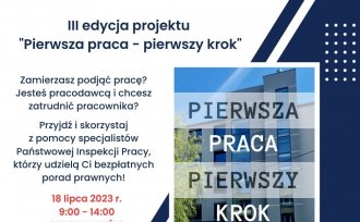 "Pierwsza praca- pierwszy krok"