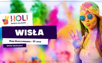 Grafika Holi Święto Kolorów