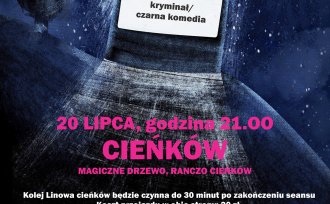 plakat kino plenerowe Cieńków