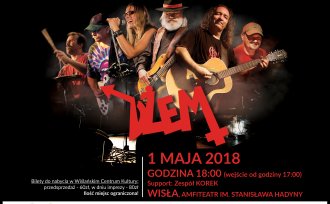 Plakat dotyczący koncertu Zespołu Dżem