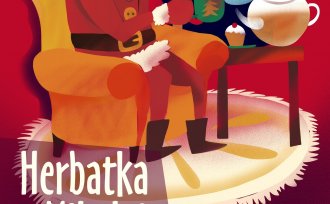 Herbatka u Mikołaja - plakat