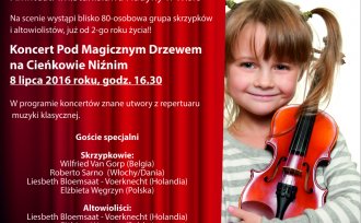 Plakat promujący koncert