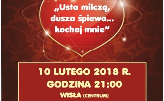 Plakat dotyczący Koncertu Walentynkowego