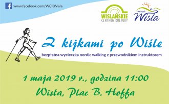 Plakat dotyczący Marszu Nordic Walking