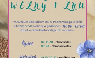 Pokaz obróbki lnu