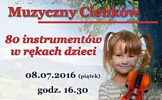 Plakat promujący koncert