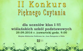 Plakat promujący konkurs