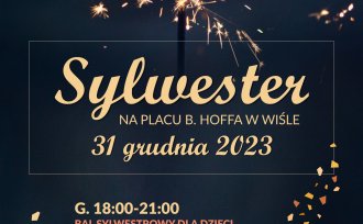 Sylwester na rynku w Wiśle - plakat