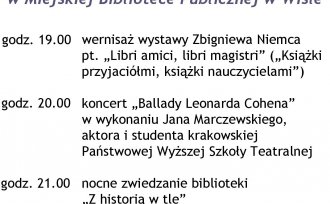 Plakat promujący wydarzenie