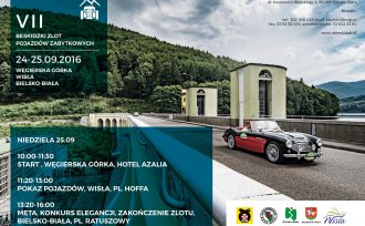 Plakat Zlotu Pojazdów Zabytkowych