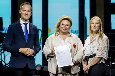 Wiślańscy laureaci Dyplomów Marszałka Województwa Śląskiego za Zasługi dla Rozwoju Turystyki 2026 podczas uroczystości w Bielsku-Białej.