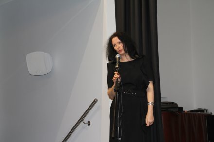 Dyrektor Społecznego Ogniska Muzycznego - Iga Baranowska-Jagiełło dziękuje wszystkim za przybycie na koncert