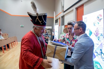 Nagroda dla Andrzeja Pilcha za  szynkę dojrzewającą z jagnięciny