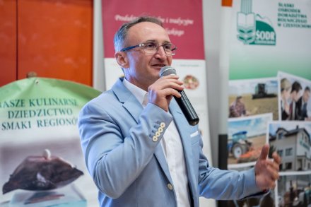 Grzegorz Boski z zarządu województwa śląskiego