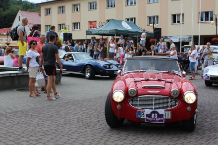 Uczestnicy zlotu opuszczający Wisłę