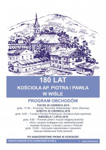 Plakat promujący uroczystość