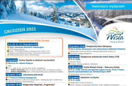 plakat wydarzeń grudzień