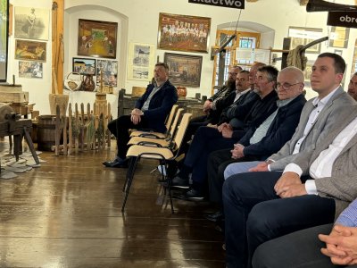 wernisaż wystawy "200 lat budynku szkoły ewangelickiej w Wiśle