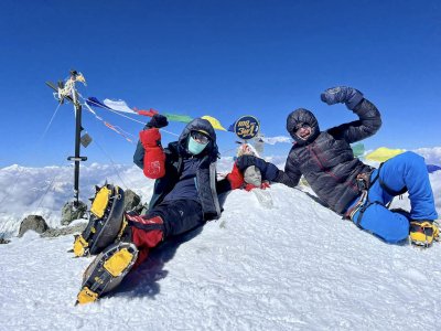 Tadeusz i Kuba na szczycie