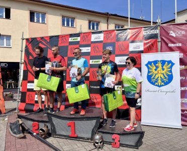 podium Barbarian Race Opener Wiślanie