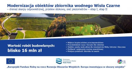 Zbiornik Wisła Czarne zmodernizowany