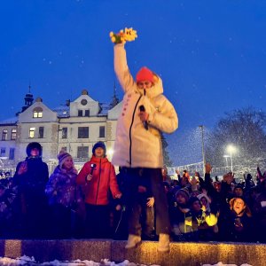 Przywitanie Pawła Wąska