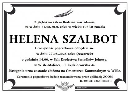 śp. Helena Szalbot