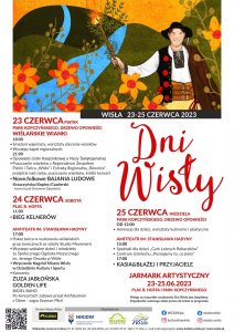 Plakat z programem Dni Wisły