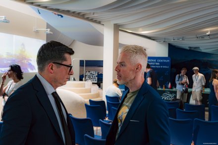 Konferencja prasowa przed otwarciem Beskidzkiego Centrum Narciarstwa