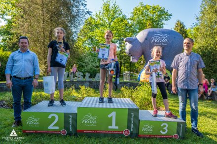Zawodnicy na podium