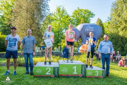 Zawodnicy na podium