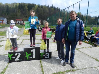 Najmłodsze zawodniczki z kategorii K1 na podium
