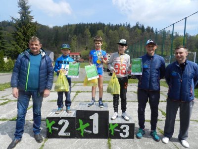 Zawodnicy kategorii M2 na podium