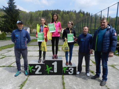 Zawodniczki kategorii K3 na podium