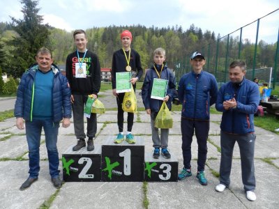 Zawodnicy kategorii M3 na podium