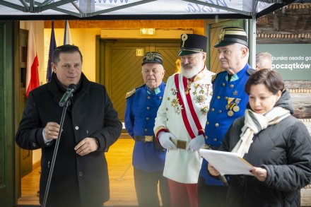 Otwarcie Habsburskiej Osady Gospodarczej - burmistrz Tomasz Bujok