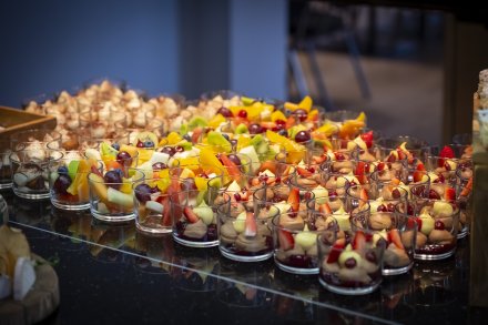 Otwarcie Habsburskiej Osady Gospodarczej - poczęstunek dla gości