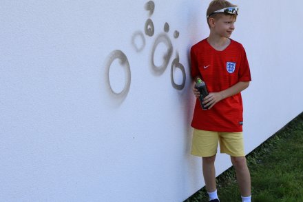 Pierwsze barwy muralu „Wisła domem dla kultur świata” już na ścianie!