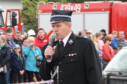 Pokazy strażackie na Pl. B. Hoffa