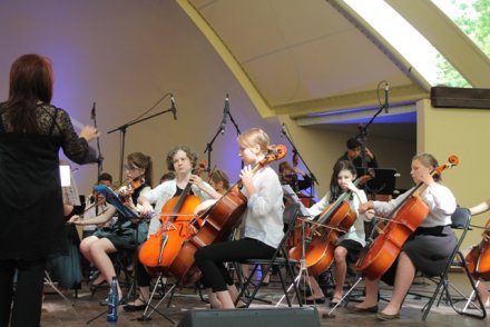 Koncert Plenerowy Państwowej Szkoły Muzycznej w Bielsko-Białej