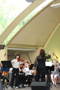 Koncert Plenerowy Państwowej Szkoły Muzycznej w Bielsko-Białej