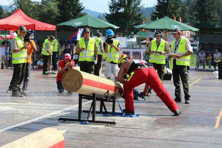 Zawodnik podczas wykonywania jednej z konkurencji