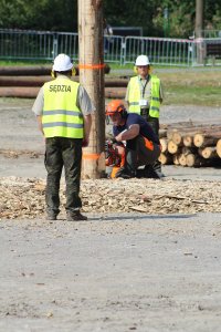 Zawodnik podczas wykonywania jednej z konkurencji