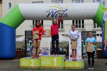 Zawodniczki na podium