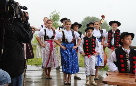 Zespół Wisła podczas nagrań