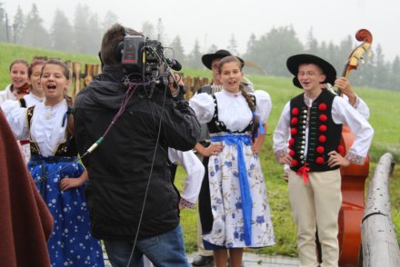 Zespół Regionalny Wisła pod czujnym okiem kamery