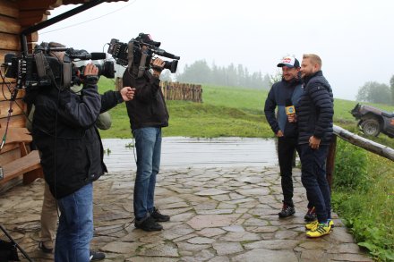 Jeden z gości program - Adam Małysz