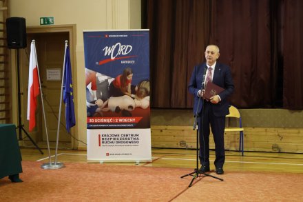 Uroczystość otwarcia Sali Bezpieczeństwa Ruchu Drogowego