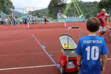 Zajęcia tenisowe w centrum Wisły