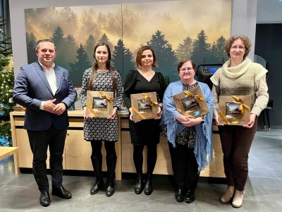 Otwarcie Habsburskiej Osady Gospodarczej - podziękowania dla zaangażowanych w powstanie obiektu